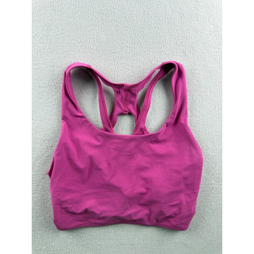Lululemon Fast and Freeโ Bra Magenta Pink Nulux Running Sports Bra Size 6